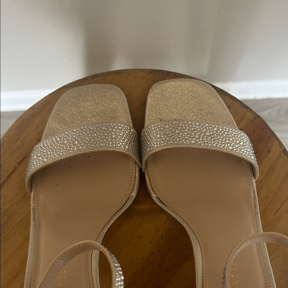 Formal Silver Strappy Heels - Picture 6 of 7